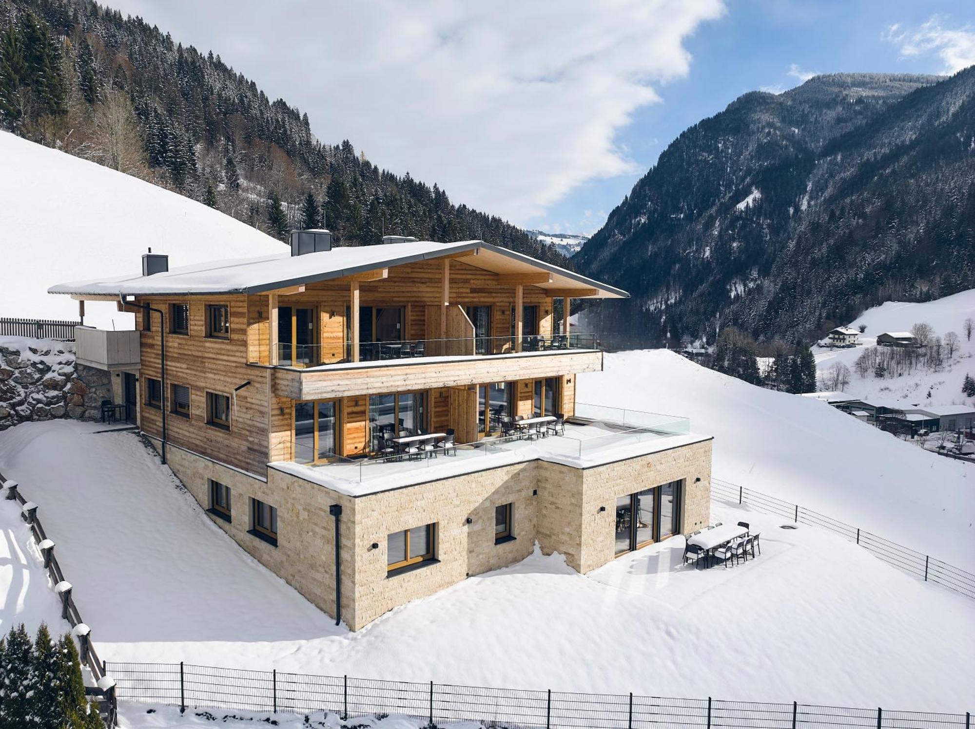 Alpenparks Chalet & Apartment Steve Lodge Viehhofen Ngoại thất bức ảnh